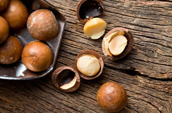 La macadamia est une noix qui active la production de testostérone et aide à combattre l'impuissance